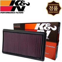 K&N KN 33-2395 순정형 퍼포먼스 흡기필터 튜닝 에어필터 에어크리너 [포드 익스플로러 스포츠 토러스 SHO 토러스 X 가솔린]