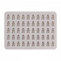 실리콘몰드 - 하리보젤리몰드 ver1 (50구)금형 석고 비누 자일리톨 캔디 초콜렛