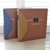 Family 52매 양장 앨범 사진 블루빅드림, 단품