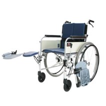 보장구 HSA-8D 병원 요양원 거동불편 환자용 수동 휠체어 복지시설용, #14 레자블루 좌폭420