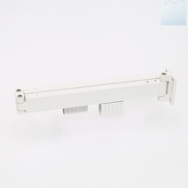 SOCEAN 벽부착 폴딩 옷걸이 접이식 행거 2단 화이트 행거 스탠드 벽걸이 건조대 튼튼 멀티 행거 금속 빨래줄 철제 헹거 드레스룸 옷정리 일자 옷걸이 빨래대