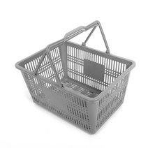 지오리빙 다용도 쇼핑바구니, 쇼핑바구니(왕대)-회색