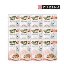 팬시피스트 인스퍼레이션 고양이파우치 연어 70G 12팩, 단품