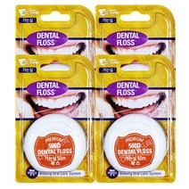 가장 얇은실 500D 보성 가는실 치실 왁스 4개