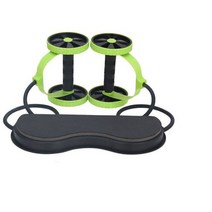 복근운동기구 코어운동기구 복부 더블 휠 Ab 롤러 체육관 집 근육 운동 피트니스 장비 풀 로프 저항 밴드, 01 Multifunctional Abdo