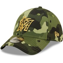[야구모자] 뉴에라 New Era39 서티 신축성 Fit 캡 MLB ARMED FORCES 2022, M-L, Miami Marlins