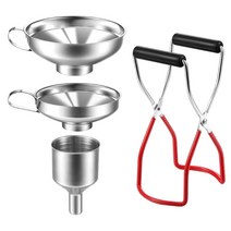 4pcs/세트 통조림 깔때기 넓은 입소 구급