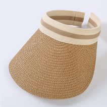 여름 썬캡 라피아 라탄 밀짚 썬캡 무배