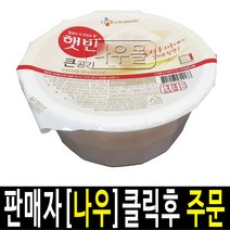 CJ 햇반 큰공기 즉석밥 300g X 28개 추가 2개 총 = 30개 즉석밥 아침 간편식 혼밥 캠핑, 단품, 단품