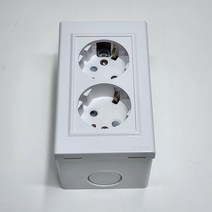 매입 노출 스위치 콘센트 + PVC 노출박스 셋트 조립용 이도피스포함, 8.PVC노출박스+매입 중6구 스위치셋트, 1개
