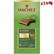 Hachez Ecuador 하세스 노블 비터 초콜릿 100g 10팩