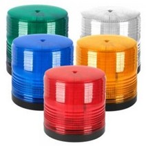 (새한솔조명) 일반형 125mm LED 부저 경광등, 220v, 자석식, 빨강