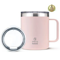 라이브잇 캐리보틀 스탠다드 스테인레스 머그 텀블러 + 뚜껑, 핑크, 360ml, 13세트