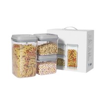 원쿡 플라스틱 사각 진공 밀폐용기 (3종/6종), 3종