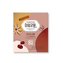 엄마사랑이 만든 죽 마시는 단팥죽 아임굿밀 5팩 (110ml x 5개), 5개