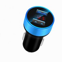 USB 충전기 보충 자 Saab 9-2X 9-3 9-5 9-7x Scion FR-S IA IM IQ TC xA XB XD 용 듀얼 포트 차량, 02 파란