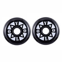 Rollerex YOLO 인라인 스케이트 휠 2팩 80mm 507165