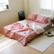 더크린 나플나플 뱀부 누빔이불 SS핑크