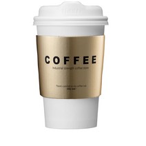 오케이워터 골드 종이홀더 800개 13온스용 테이크아웃컵 컵홀더 종이컵 슬리브 카페, 1개
