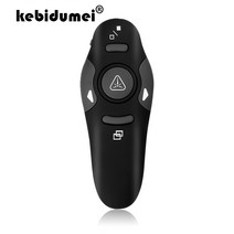 Kebidumei-페이지 터닝 펜 발표자 2.4 GHz 무선 원격 제어 포인터 USB RF PPT 파워 포인트 프리젠 테이션