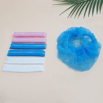 일회용 부직포 헤어캡 위생모자 주방 조리 마사지실 모자 1매, 일회용부직포모자1p-핑크, 1개