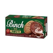 롯데 맛있는과자 개별포장쿠키 [초코]반반 빈츠 카페모카 102g 2개 홈파티 탕비실, 5개