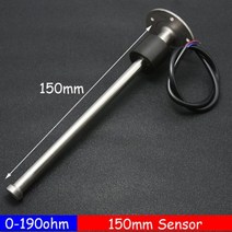 게이지 기름 수위 물탱크 청수 연료 측정기 0 190ohm 센서 52mm 레벨 7 색 LED 오일 탱크 표시기 해양 보트 자동차 용 240 33ohm 미터, WS 240-33ohm