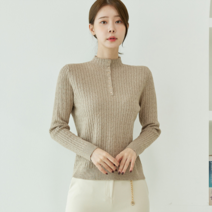 블루종 한정수량/패플단독 꽈배기 버튼 반목 니트_B2211KN209D