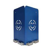 배달통 자석 칸막이 박스 파티션 고정 분리 음료 오토바이, 파란색 칸막이 1개