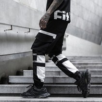 볼더링팬츠 남성 클라이밍 트래킹 등산 겨울 기모 바지 힙합 조깅 캐주얼 스트리트 하렘 옴므 리본 스웨트