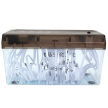 종이 문서 파쇄기 세단기 휴대용 미니 전기 종이 분쇄기 USB 배터리 작동 슈레더 문서 홈 오피스용 절단 도, 한개옵션0