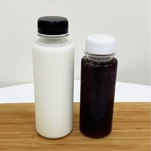[20개]PET 190 250 300ml 36파이 친환경 원형 쥬스병 밀크티 더치커피 요거트 병, 흰색(36파이), 250m(20개묶음), 20개
