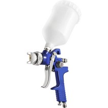 PNTGREEN HVLP 스프레이 건 중력 공급 600CC 용량 1.4mm 노즐 포함 페인트 자동차용 전문 에어 페인트 분무기 스프레이 건, 1.4mm노즐-600cc-블루