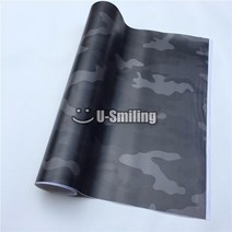 JDM UDM 스티커 폭탄 자동차 포장 호일 낙서 위장 비닐 자동차 포장 카모 비닐 필름 롤 스티커 데칼 콘솔 컴퓨터, Black Camo_152X20 CM, Black Camo_152X20 CM, 01 Black Camo_01 152X20 CM
