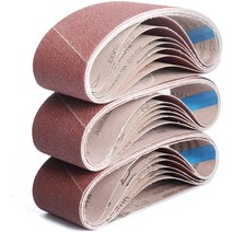 전기 벨트 샌더 샌딩 100x610mm 페이퍼 40-400 그릿 샌드페이퍼 연마 밴드 목재 금속 연마용 10 팩, [03] 40, [01] 4 X36 Inch