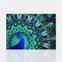 보석십자수 수재샵 화려한공작 90x70