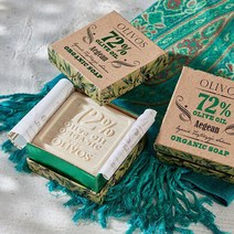 올리보스 오가닉 올리브 비누 150g - 에게안, 단품