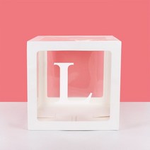 촬영박스10 개/몫 A-Z 웨딩 생일 파티 장식 베이비 샤워 풍선 아이 상자, 16 1pcs L Box