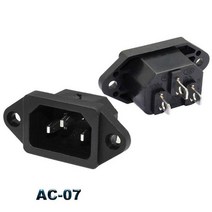 iec320 c14 electric ac socket 3 pin red led 250v 로커 스위치 10a 퓨즈 암 남성 입구 플러그 커넥터 2 핀 소켓 마운트, AC-07