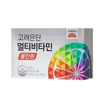 고려은단 멀티 비타민 올인원 1개월분 종합 남성 여성 피로회복 비타민 영양제, 4박스, 120정