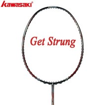 테니스 라켓 용품 악세사리 훈련 Kawasaki 탄소 섬유 배드민턴 ninja 66 pro with free gift, x5-red-ksb-65