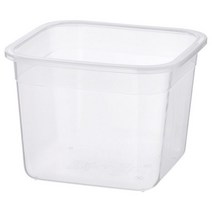 이케아 IKEA 보관용기 1.4L 정사각 15x15x11cm 폴리프로필렌