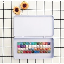 다니엘 스미스 DS펄 수채물감 48컬러 올인원 0.5ml 1 2ml세트, DS펄 48색 2ml 컴팩트ml