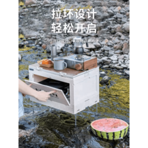 바베큐그릴 캠핑용 캠핑 대여 전시회 텐트 용품 차박, 육군녹색50L더블커버발개의바퀴타이로드