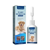반려동물칩 Natural Dog Wart Remover 100 Painless Removal Treat Rapidly Eliminates Skin With No Harm, 한개옵션0
