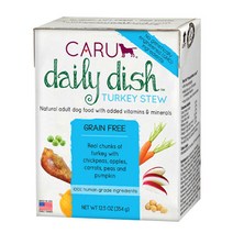 카루 CARU 데일리 디쉬 칠면조 연어 스튜 강아지 습식사료 354g, 칠면조 스튜 354g