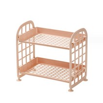 퓨샵 책상 수납 다용도 미니선반, 핑크1개입