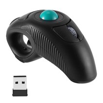 무선 마우스 회의실 TV 휴대용 인체 공학적 낮은 지연 1000 DPI 트랙볼 마우스 USB 수신기 데스크탑 PC, 유형1