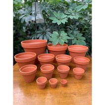 독일토분 테라코타) 토기화분 시멘트화분 빈티지 화분, 바솔트(진회색)