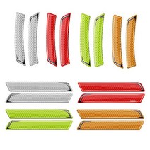 피트인 차량용 고휘도 반사 스티커 에폭시 SPEED 휀다 범퍼 리플렉터 자동차, 스피드일자(레드), 1개